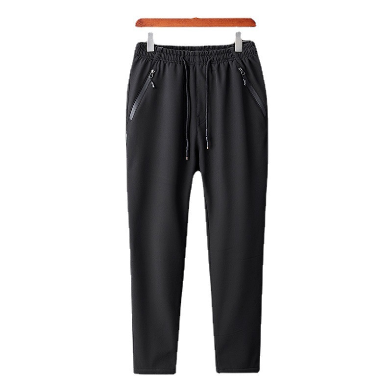 Winter Fleece Outdoor Windproof and Waterproof Thickened Warm Sports Trousers