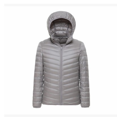 Lightweight Windproof Hooded Puffer Down Jacket - Thumbnail 3