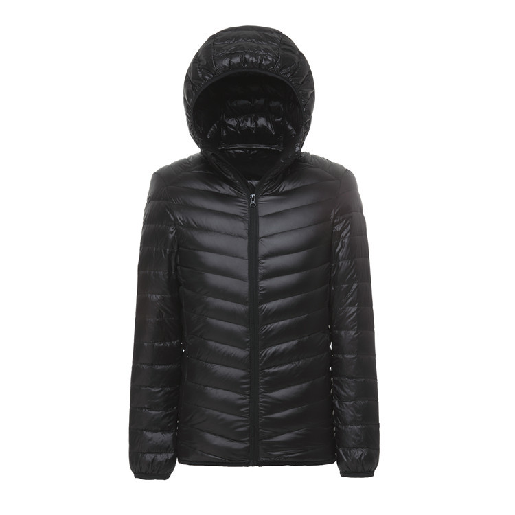 Lightweight Windproof Hooded Puffer Down Jacket - Thumbnail 5