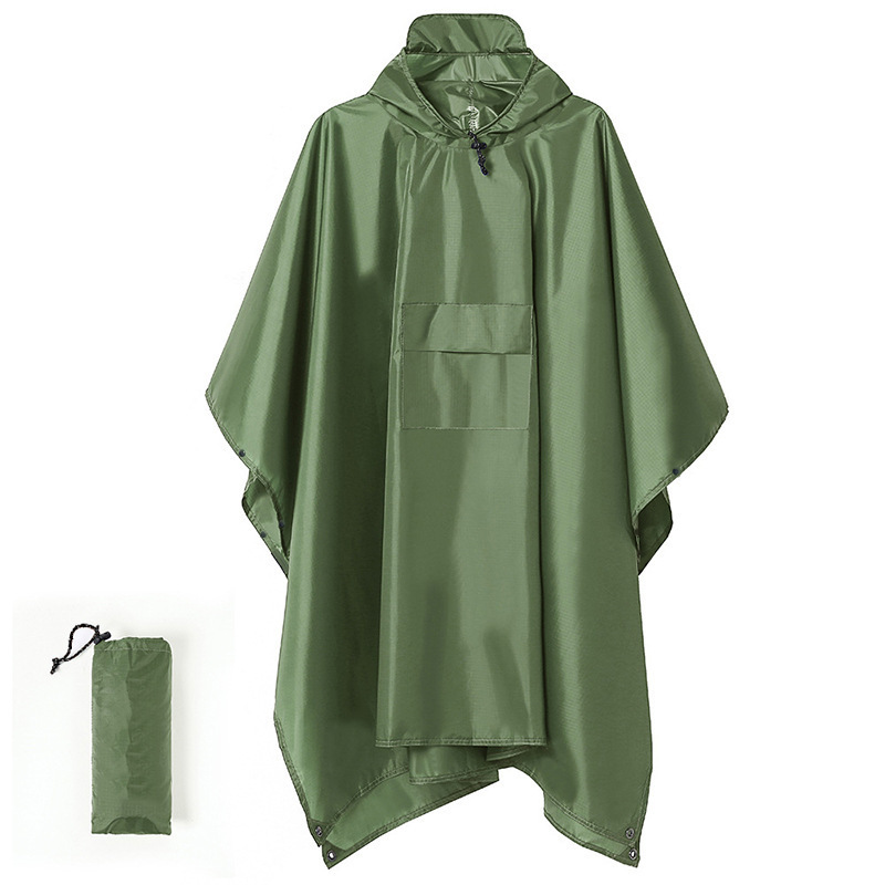 Unisex Waterproof Camouflage Tactical Rain Ponch